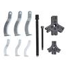 10Pcs Ratcheting Puller Set 2 Or 3 Jaw Convenient Use Internal External Gear Bearing Flywheel Pulley Removal Tool for
