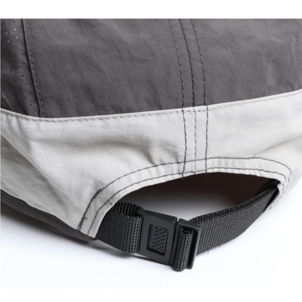 Summer Solid Quick Dry Baseball Cap For Men Breathable Lightweight Outdoor Sports Camping Hiking Cap Color Block Thin Fabric