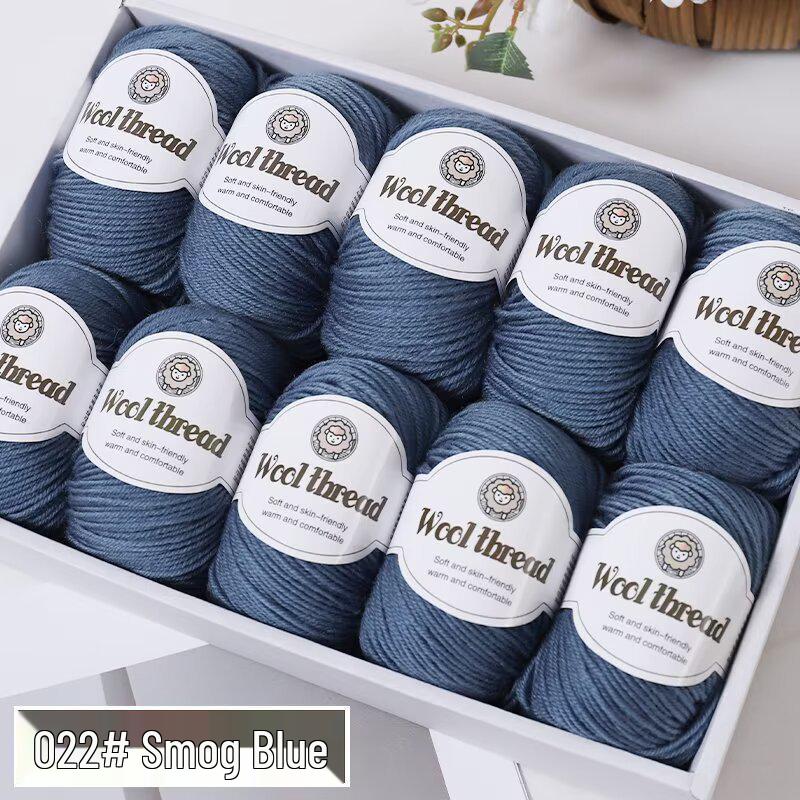 Wool Blend Yarn Ball - Medium Thickness for DIY Knitting Projects