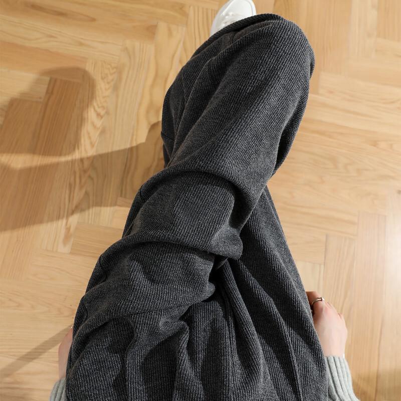 Damen High-Waist Weitbein Freizeithose