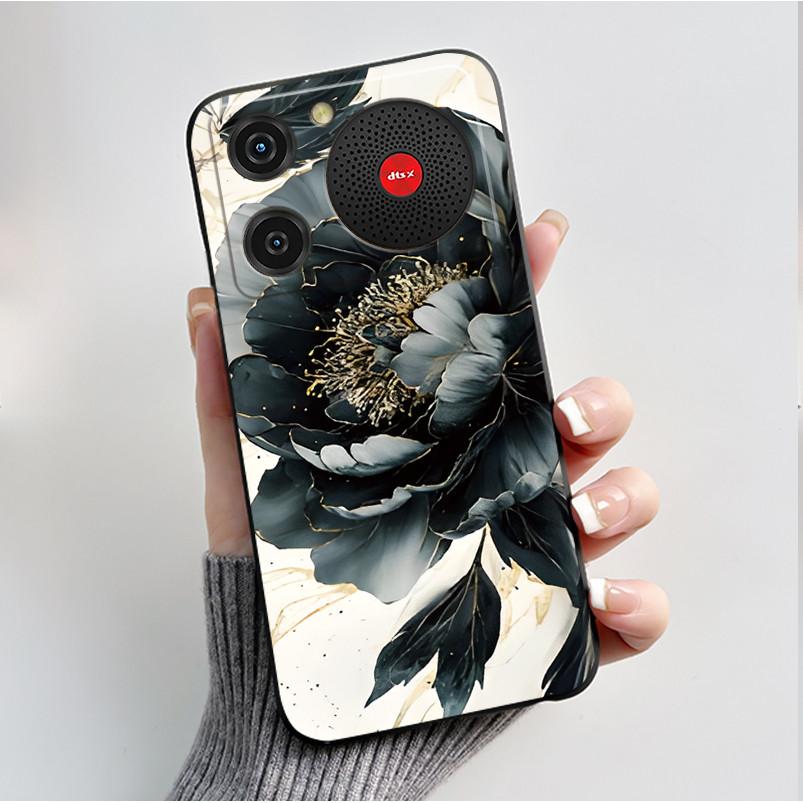 For Nubia Music Case Z2353 Butterfly Flowers Silicone Phone Cover For ZTE Nubia Music Funda Protection Shockproof Bumper Shell