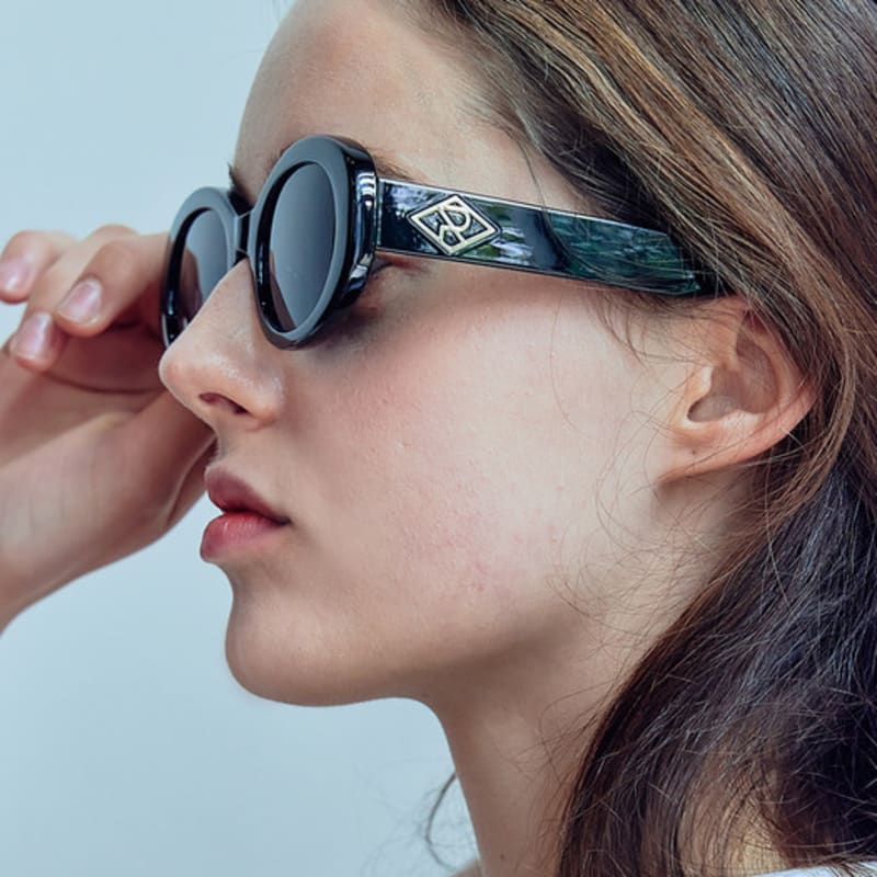 RECLOW RECLOW CREAM NO.1 BLACK SUNGLASS Sunglasses