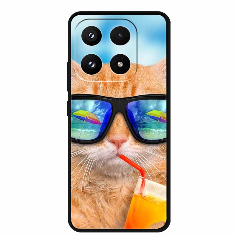 

Luxury Case For Xiaomi 17 Animals Phone Back Cover Fashion TPU Soft Slim Silicone Shield Funda Xiaomi17 Bumper Anime Cartoon -Xiaomi 17 5g