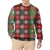 Men's Casual Fashion Printed Round Neck Pullover Sweatshirt