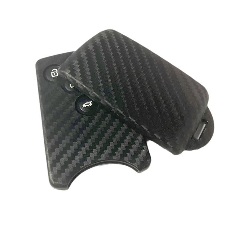 Renault Car Key Cover: Carbon Fiber for Captur, Fluence, Scenic, Megane, Latitude, Laguna