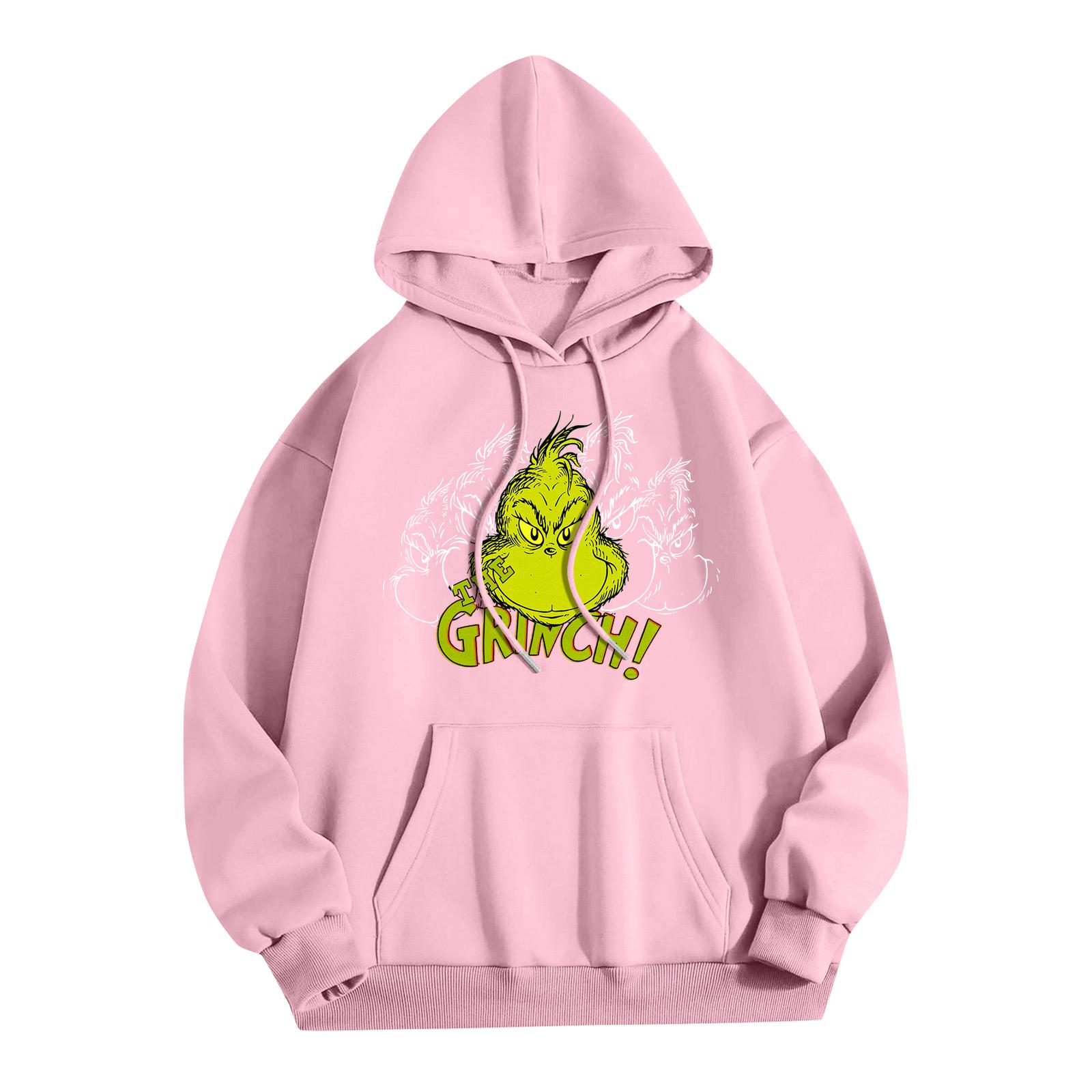 

Женская мода, женский легкий пуловер с длинными рукавами и карманами, толстовка с капюшоном в стиле консервативного стиля L розовый