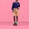 Gucci x adidas Cotton Jersey T-Shirt 'Dark Blue' Unisex 700506-XJEKO-4622