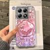Cartoon Cat Love Heart Girls Women Water Texture Case For Xiaomi 14T 13T Pro 14Tpro 11 Lite 5G NE Shockproof Bumper Fundas Cover