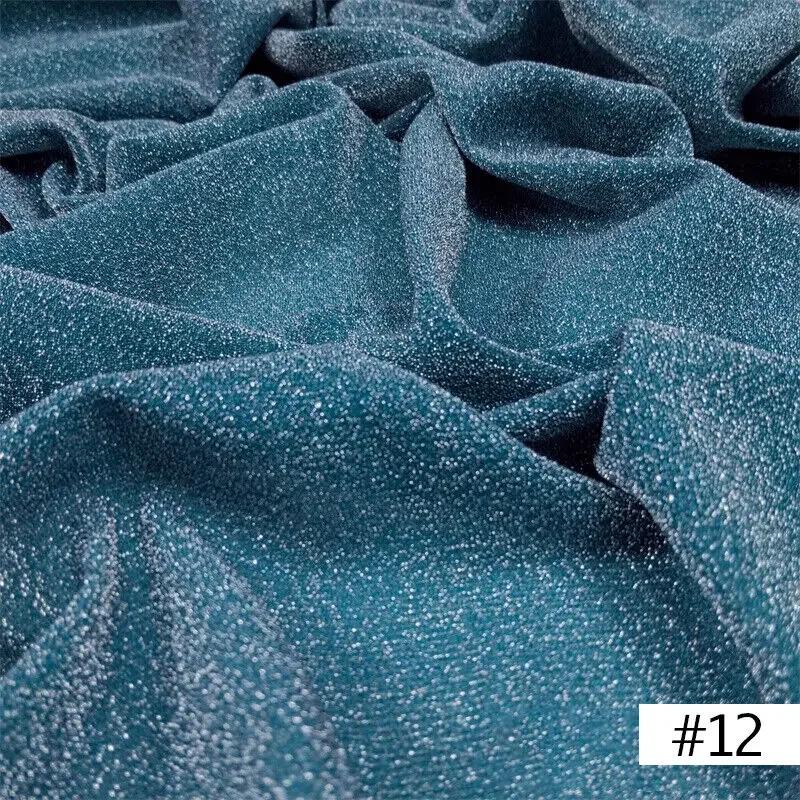 50x150cm Bright Shimmer Glitter Fabric Wedding Party Curtain Handmade Material DIY Sewing Craft Clothing Supplies