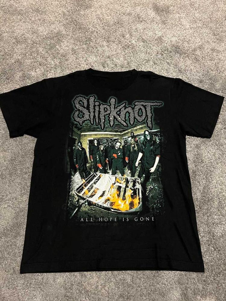 Футболка Slipknot Band All HOPE IS GONE, с коротким рукавом, унисекс, все размеры XXL