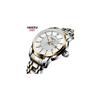 Nibosi Men's Classic Analog Watch Stainless Steel Waterproof Casual Date Display Metal Band White