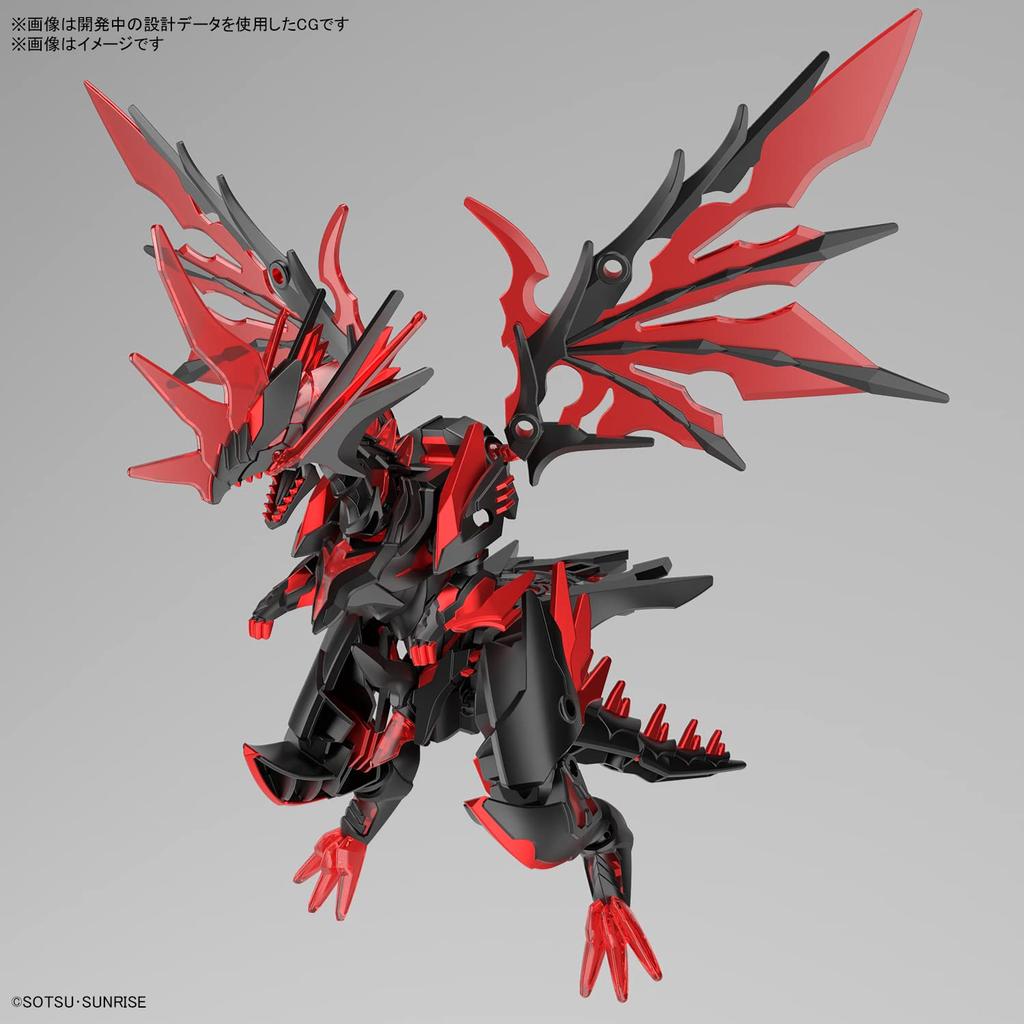 BANDAI SPIRITS SDW HEROES Dark Grasper Dragon Pre-Colored Plastic Model