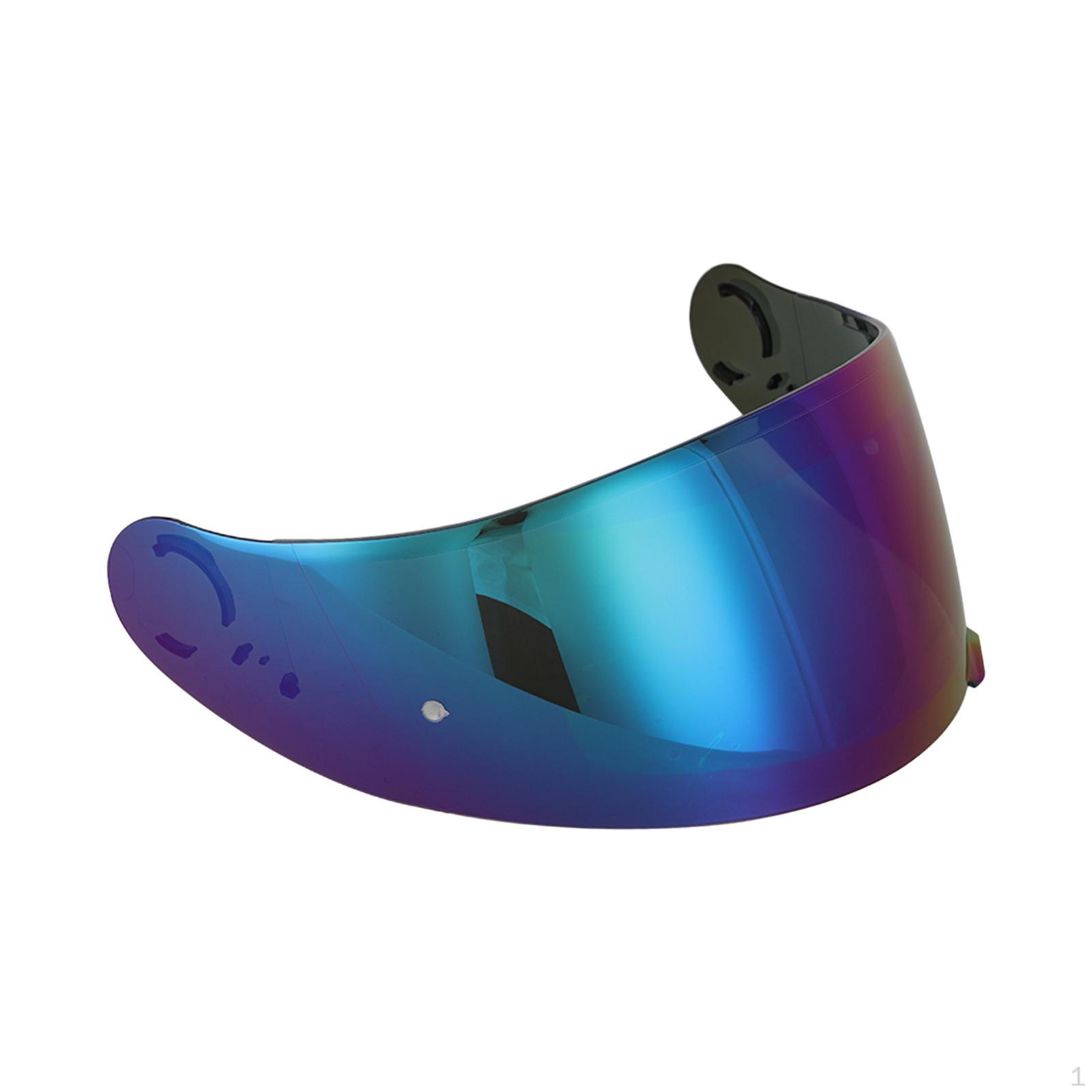 

Линза шлема заменяет прочный козырек