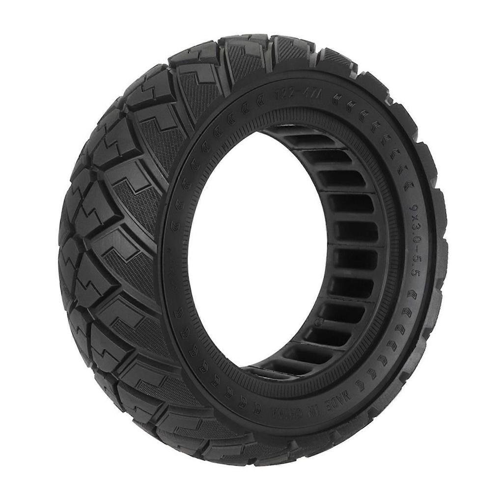 Neumático Sólido Todoterreno 9x3.0-5.5 para Patinete Eléctrico Kukirin G2 Pro Antideslizante y Antiexplosión Ty