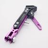 ZCJSZP Adjustable CNC Metal Motorcycle Foot Bracket Bicycle Side Bracket (Purple)