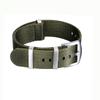 High-End NATO One-Piece Nylon Watch Strap - Canvas Woven, Sizes 18/20/22/24.