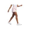 Adidas Comfortable Soft Practical Solid Color Mid Waist Elastic Casual Shorts Women Shorts Sand-Pink IM5552