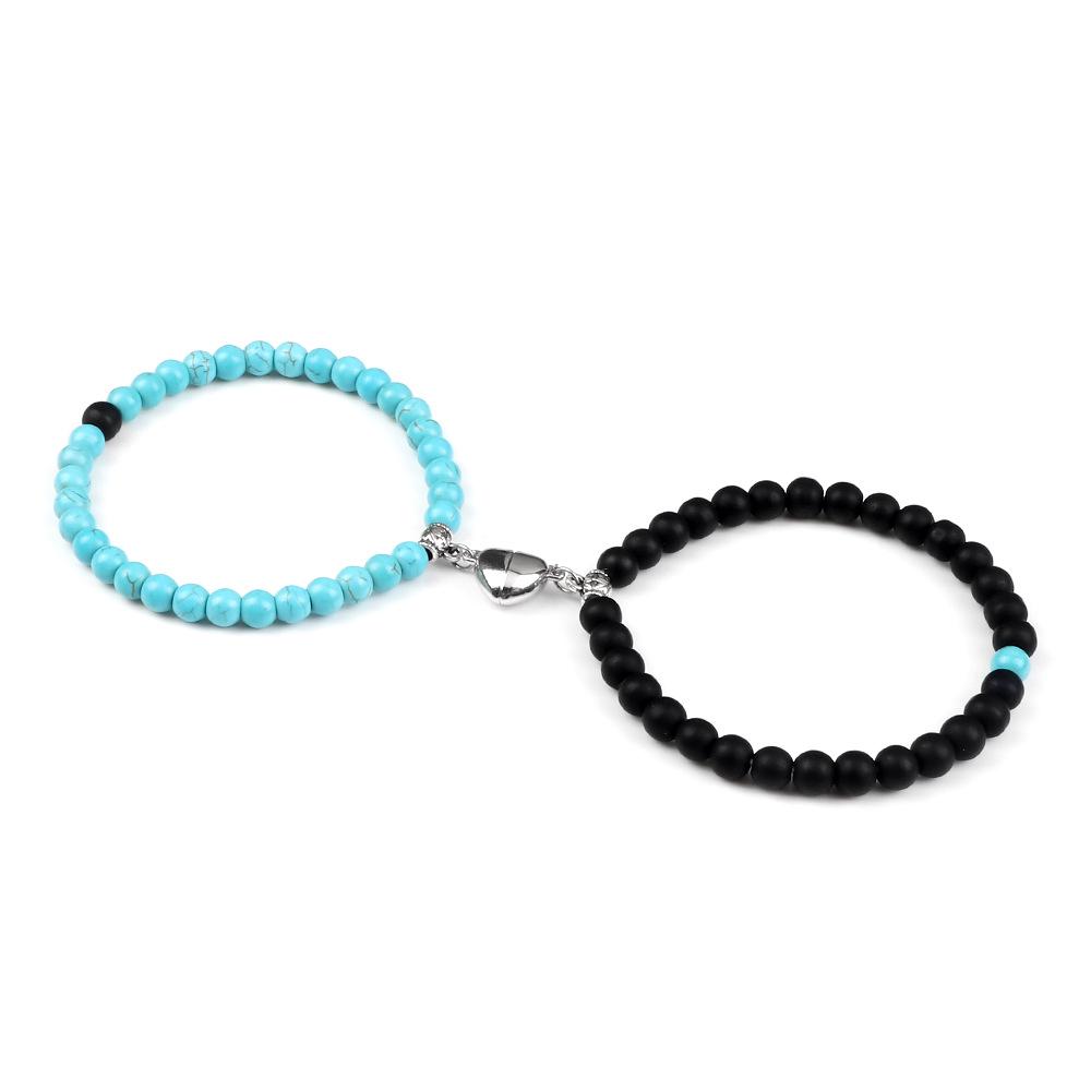 Heart-Shaped Magnetic Couple s Bracelets: A Creative Gift for Him & Her