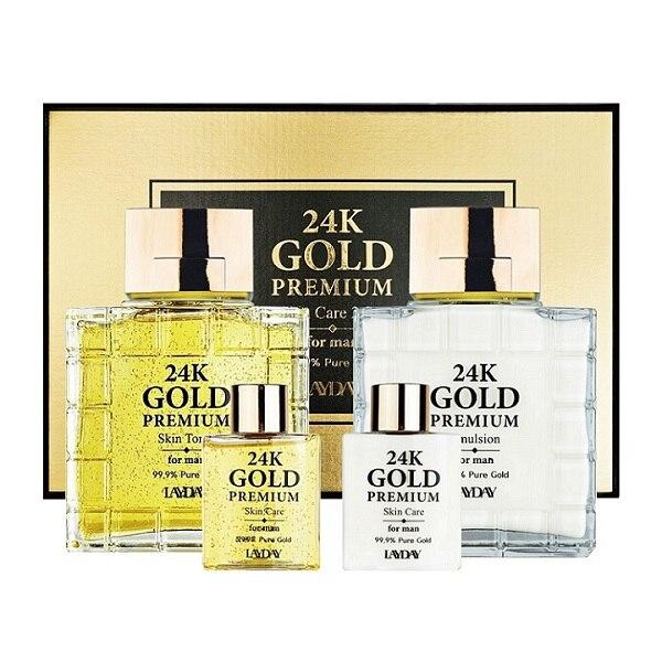 

24K Gold Men s 2-piece + Portable 2-piece Set 24K Gold Men s 2-piece+2-piece Portable Set