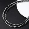 Sophisticated Triple Layer Matte Necklace Sturdy CCB Gift for Birthdays and Anniversaries