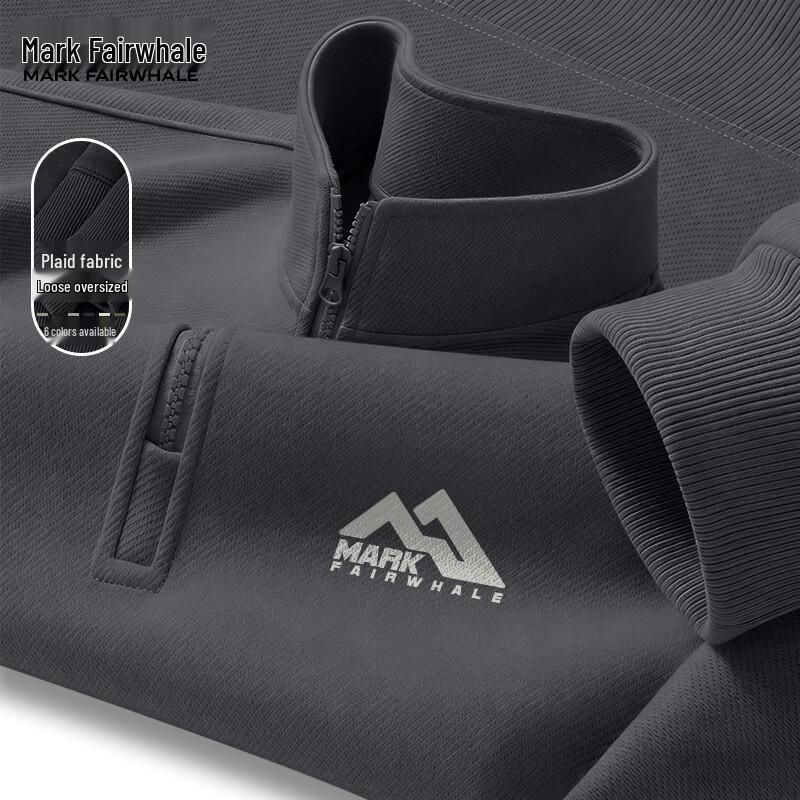 Mark Fairwhale Men's Semi-High Collar Heavyweight Sweatshirt