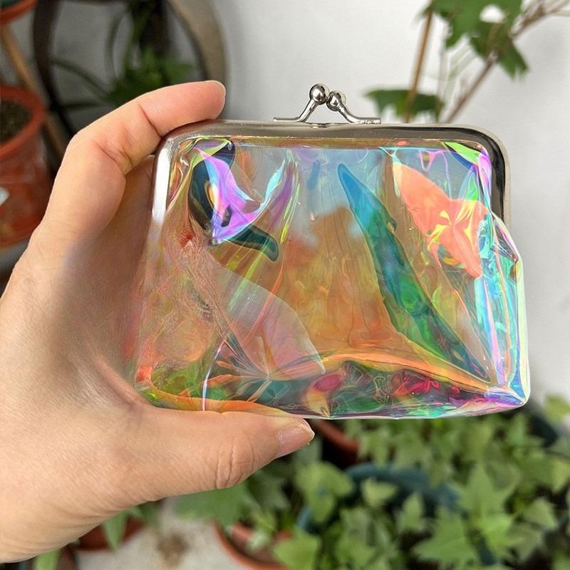 Frauen Neue Retro Geldbörse Damen Geld Schlüssel Kopfhörer Brieftasche Schnalle Candy Farbe Mädchen Münze Lagerung Taschen Beutel