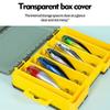 Doppelseitige Sub Box Tragbare Doppelschicht Angelausrüstung PP Box Köder Zubehör Aufbewahrungsbox Mino Bleistift Gefälschte Köder Sub Box