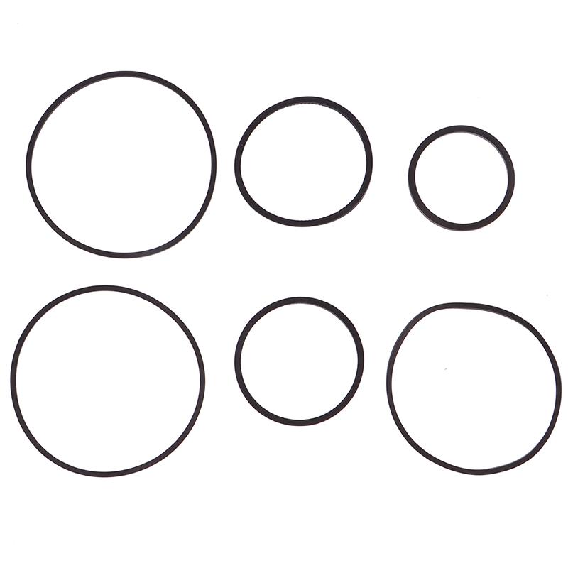 20Pc Mix Cassette Tape Replacement Rubber Dvd Cassette Tape Turntable Strap Belt