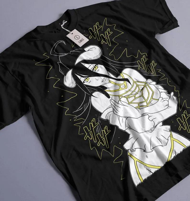 Albedo Overlord Tshirt, Anime Overlord Character, Demon Girl T-Shirt S-5XL Unisex T-Shirt S