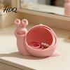 Novelty Snail Ornament Cute Storage Box 3D Printed Ornament Trinket Desktop Organizer