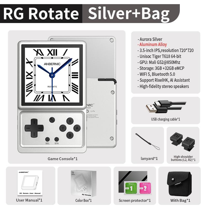 ANBERNIC RG Rotate 3.5 IPS