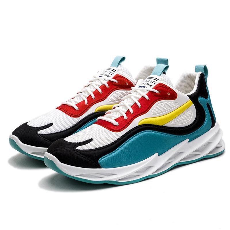 2025 spring new men's shoes low-top color matching blade shoes trendy sports running shoes casual shoes