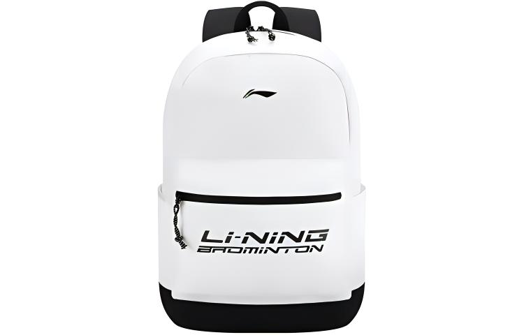 Li Ning Fabric Backpack Regular Unisex Black & White ABSR122-6