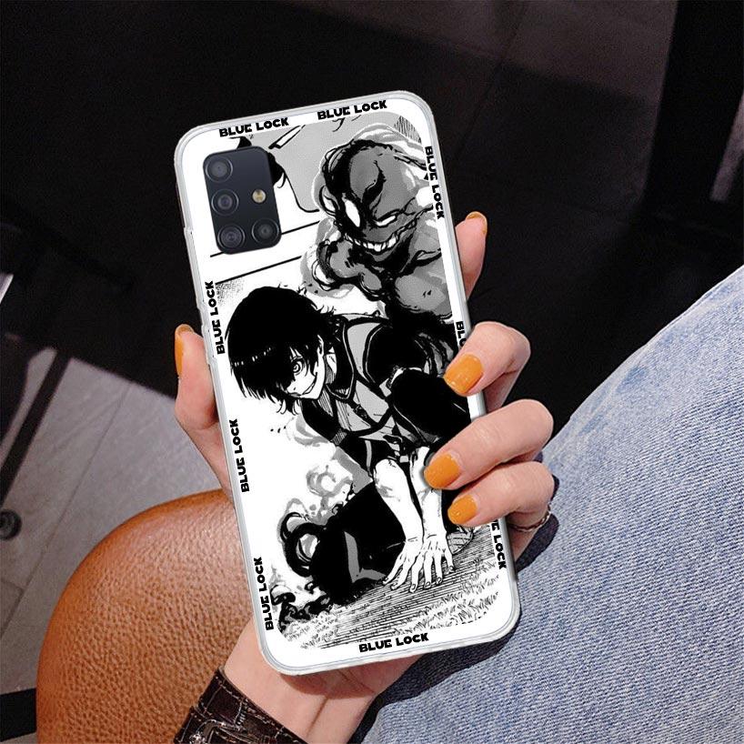 Anime Blue Lock Phone Case For Samsung Galaxy A52 A32 A22 A12 A51 A31 A50S A30S A20S A10S Note 20 Ultra 10 Plus S10 A72 A71 Gala