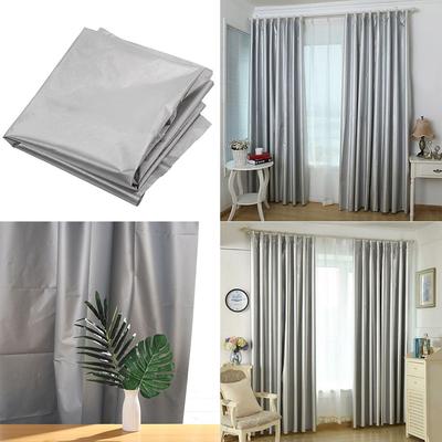Curtain Heat Insulation Sunscreen Waterproof Silver Coated Fabric Shade Cloth Nylon Material