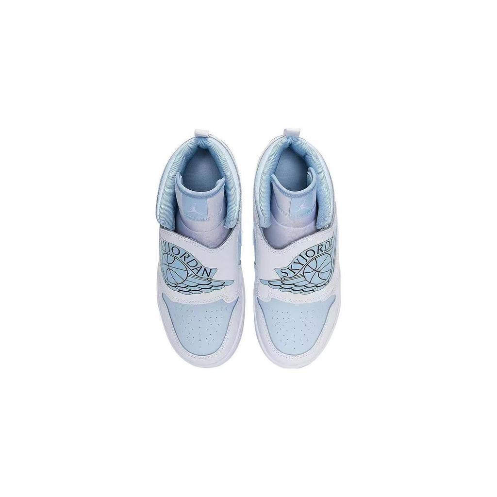 Air Jordan Sky Jordan 1 PS Modrý odtieň Detské tenisky Biela Ľadovo modrá BQ7197-411