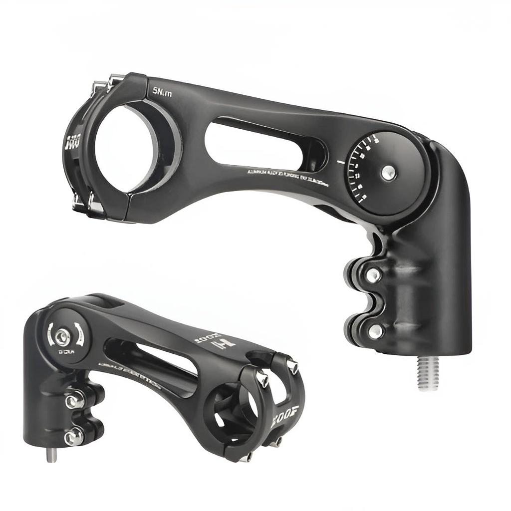 Bicycle Stem Adjustable Angle Aluminum Forged Durable Universal Fit for Mountain Bikes Road Bikes and Commuter Bikes