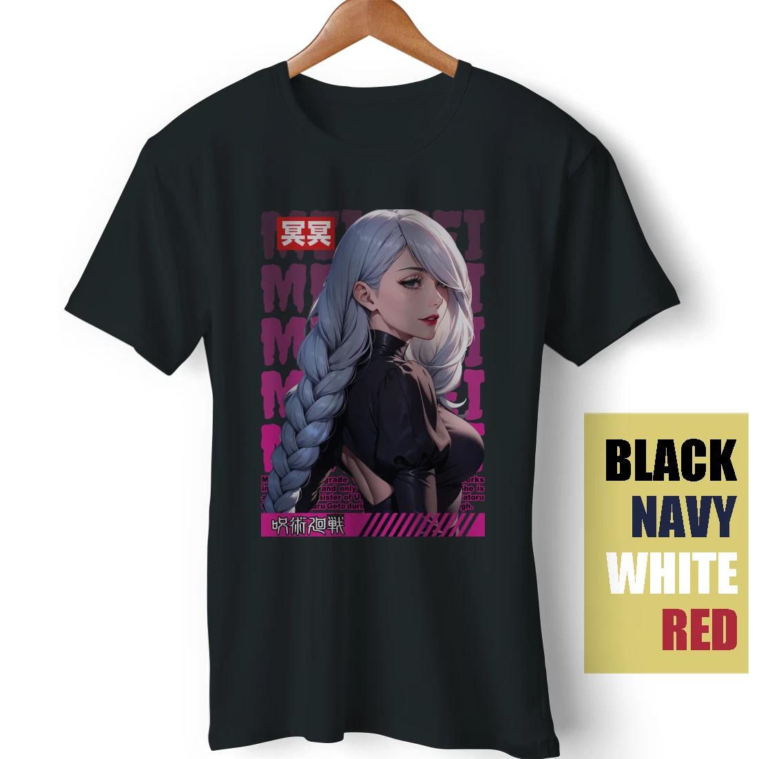 Mei Mei Jujutsu Kaisen Anime Manga Gojo Satoru Japan Funny Gift BOUNTEES T-Shirt L