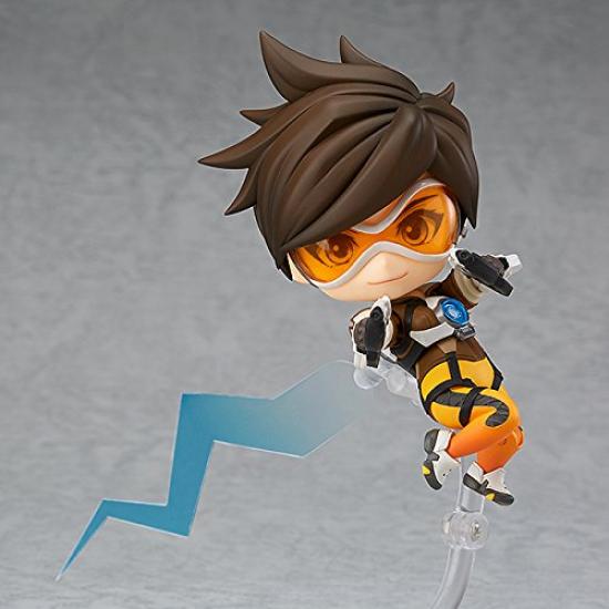 Nendoroid Overwatch Tracer Classic Skin Edition Painted Movable Figure Non-scale ABS&PVC