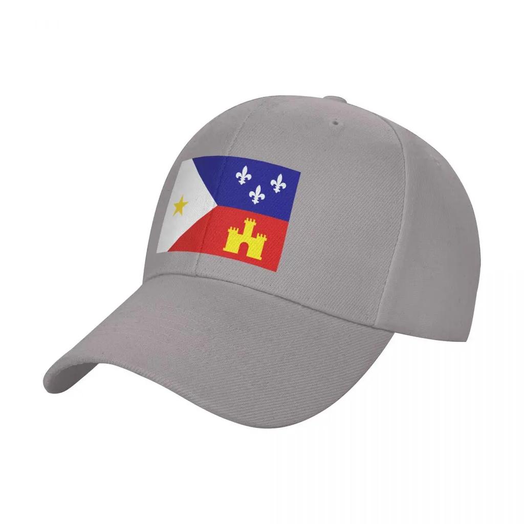 Flag of Acadiana Baseball Cap Luxury Brand Bobble Hat derby hat Boy Child Womens