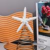 Creative Starfish Pendant Starfish Xmas Tree Charm New Christmas Tree Top Decoration  New Year