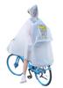 Rain Backpack for One Size Fits EVA Cycle for Commuting To Work or for School or Work [sugarello] Poncho, Unisex, Raincoat, Compatible, Bicycles, All,