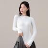 Women's Small Yoga & Fitness Set: Half-Zip Long Sleeve Top, Skirt, and Pants for Spring & Autumn