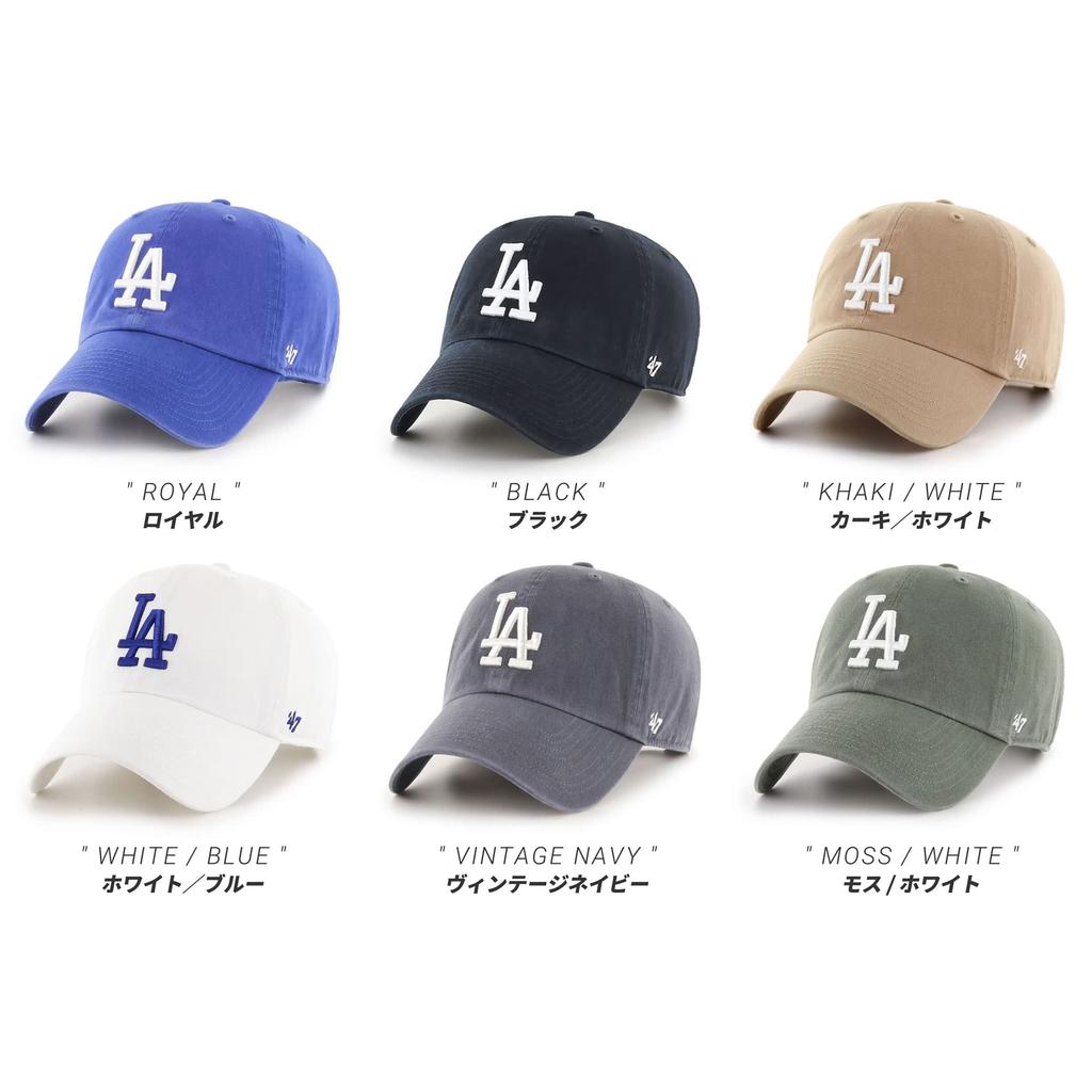 47 Brand Men's CLEANUP LA Los Angeles Dodgers Casual Cap, Black