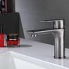 MDNG Gunmetal Grey Single Hole Basin Faucet