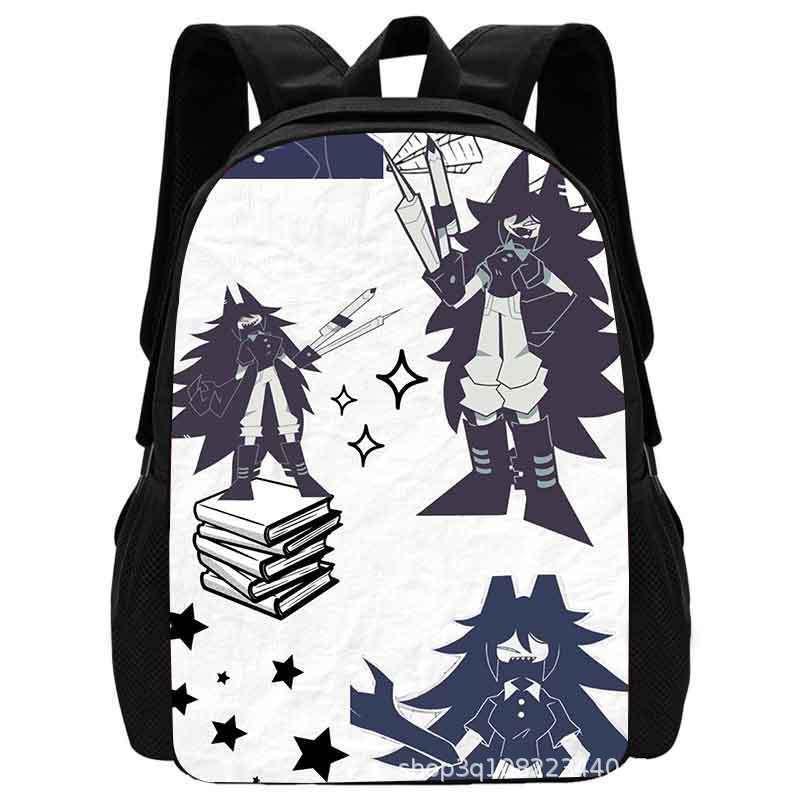 Zaino Scolastico Miss Circle per Bambini Studenti Elementari Leggero Stoffa Oxford Cartoon con Supporto Lombare Ergonomico