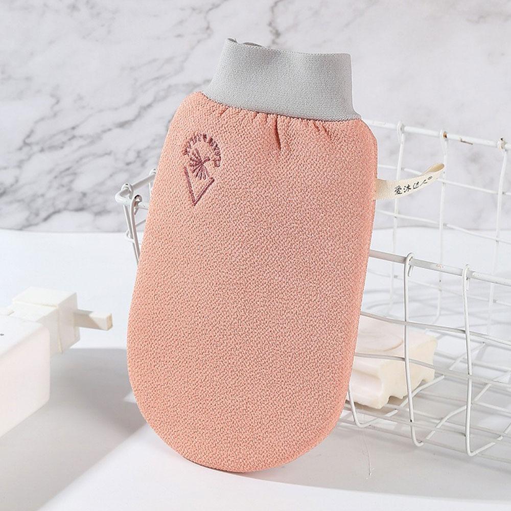 New Thick Exfoliating Bath Gloves Double Sided Frosted 3 Colors Body Scrub Gloves SPA Shower Mitt