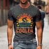 Cycling Dad Cooler Print Men's T Shirt Funny Vintage Mountain Bike Tshirt Hip Hop Casual Tops Summer Father Day Street T Shirt