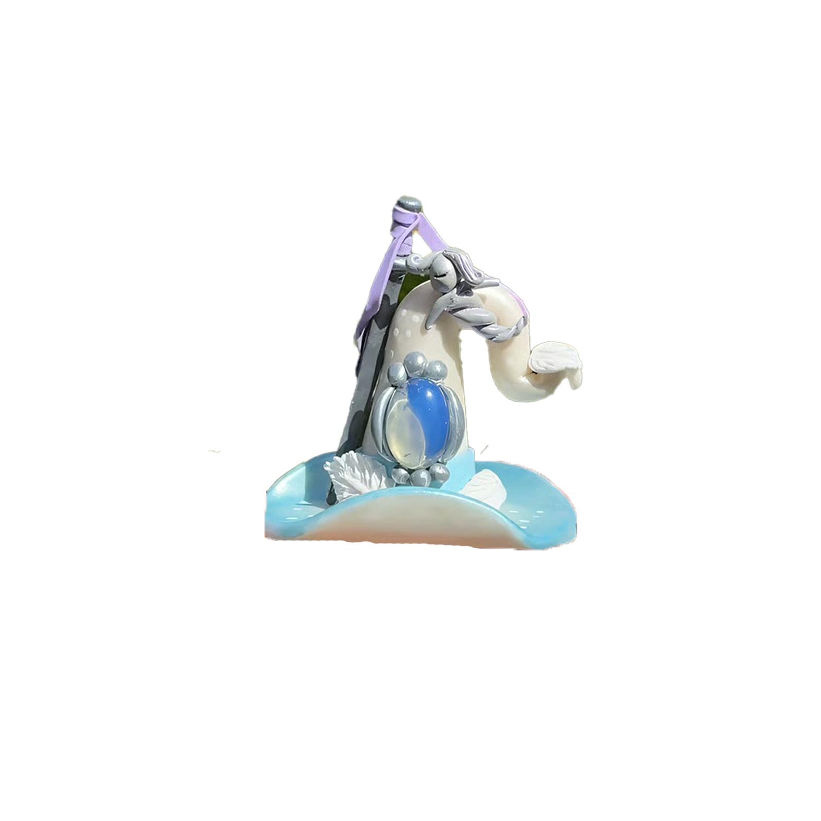 

Handmade Elementa-l Witch Hat Ornament – Mystical Home & Halloween Decoration One Size