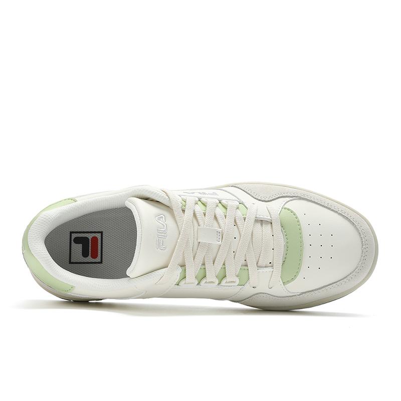 Fila Targa Versatile Fresh College Style Fashion Durable Low-Top Sneakers Women Sneakers White Green F12W432204FGL